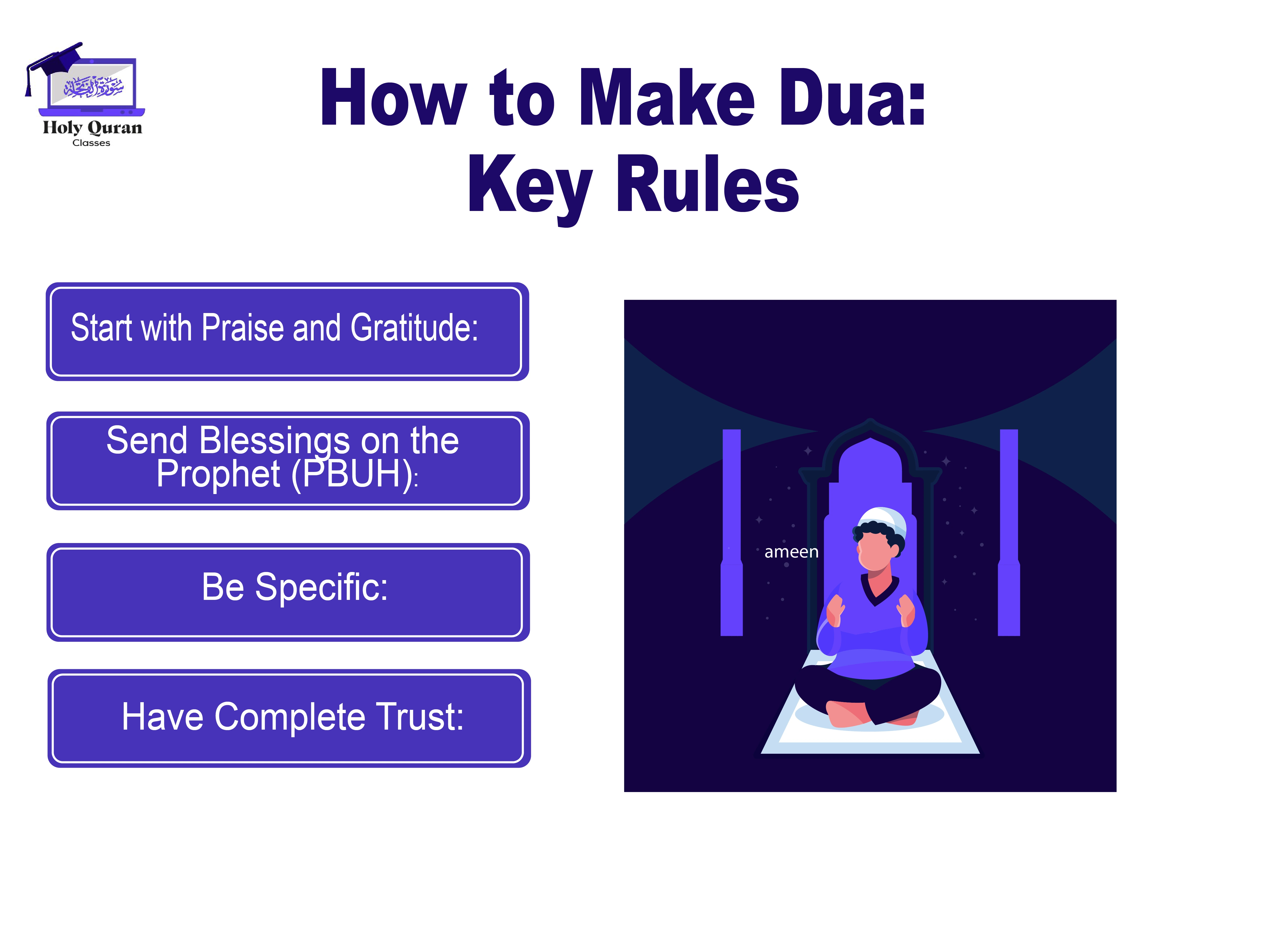 how-to-make-dua-key-rules