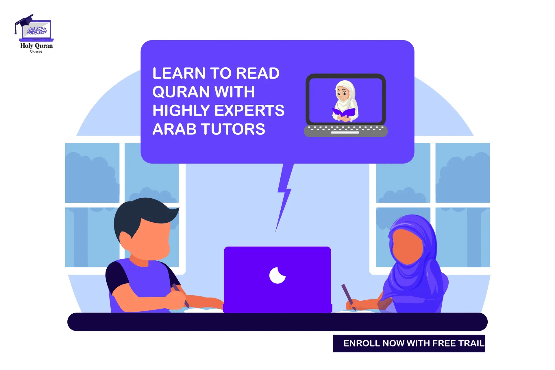 Live online Quran classes for kids and adults with certified Arab tutors
