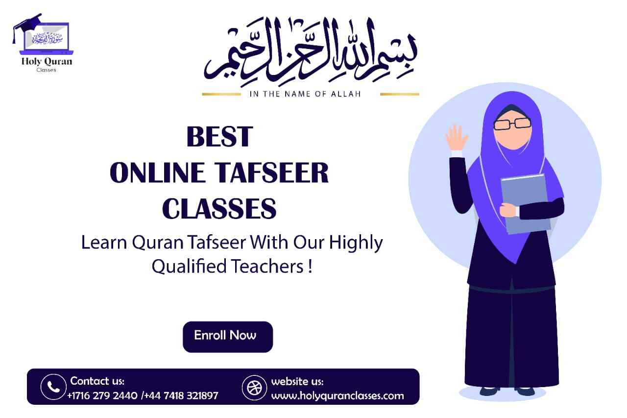 Live online Quran Tafseer classes with certified Arabic tutors for kids and adults