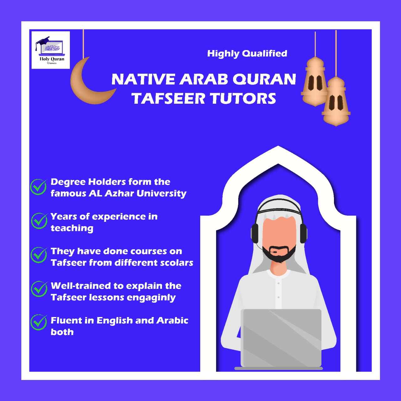 Qualified Quran Tafseer Tutor Explaining Surahs in Online Class